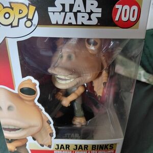 Funko Pop! Star Wars Jar Jar Binks Figure - Brown and Black